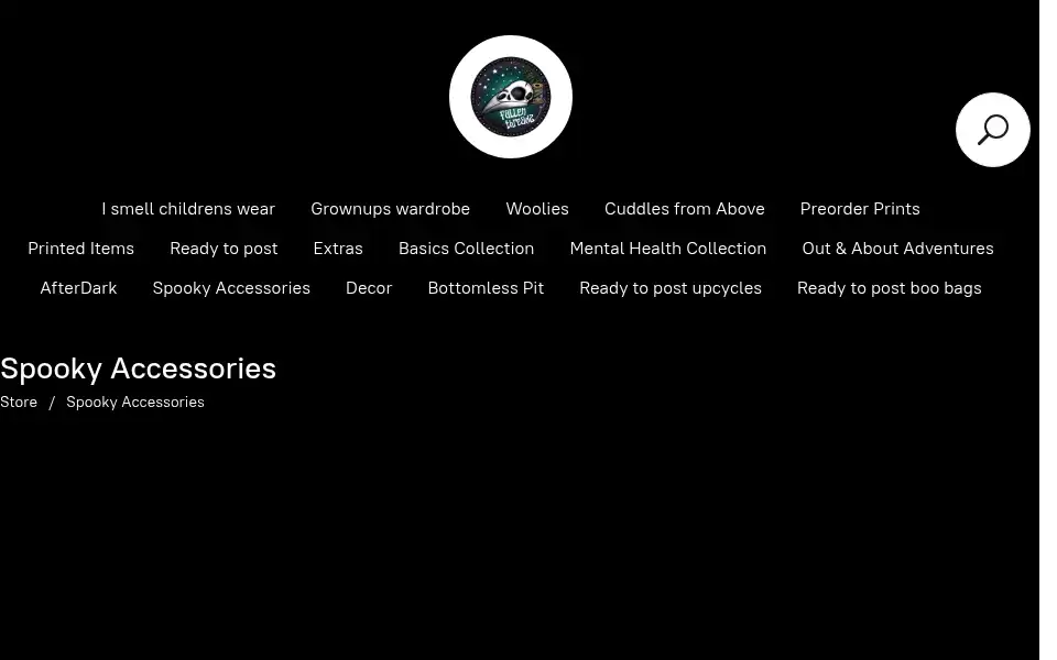 Screenshot of fallenthreadz.ecwid.com