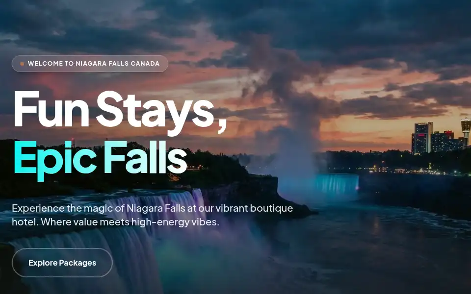 Screenshot of fallshotel.com