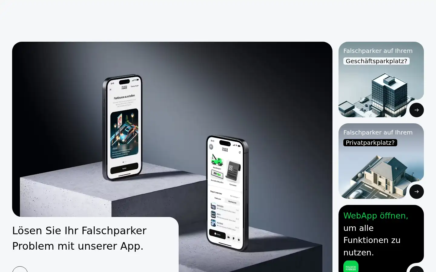 Screenshot of falsch-parker.ch