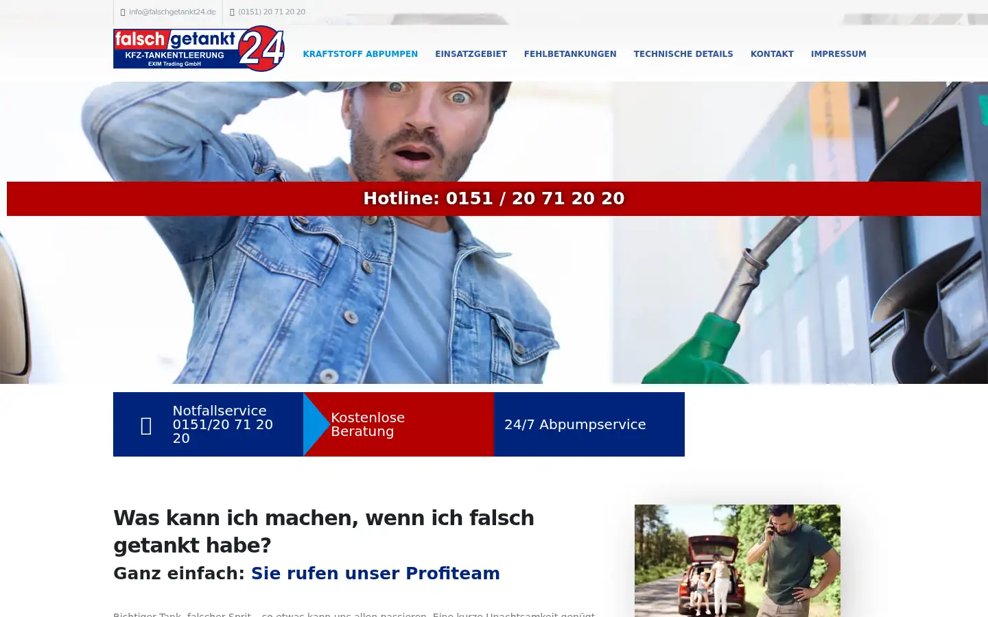 Screenshot of falschgetankt24.de