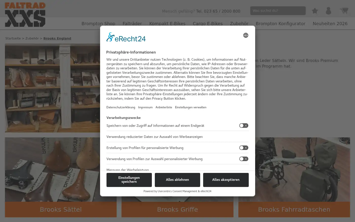 Screenshot of faltradxxs.de