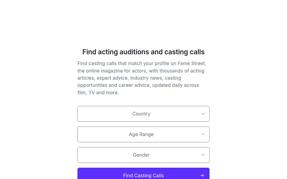 Screenshot of famestreet.com
