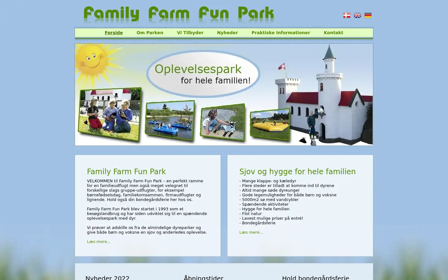 Screenshot of family-farm.dk