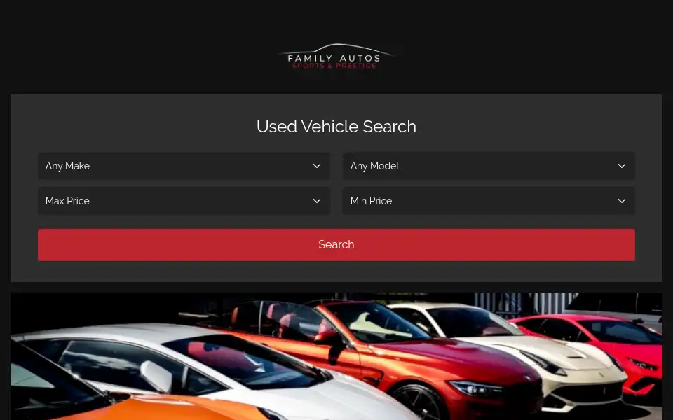 Screenshot of familyautos.co.uk