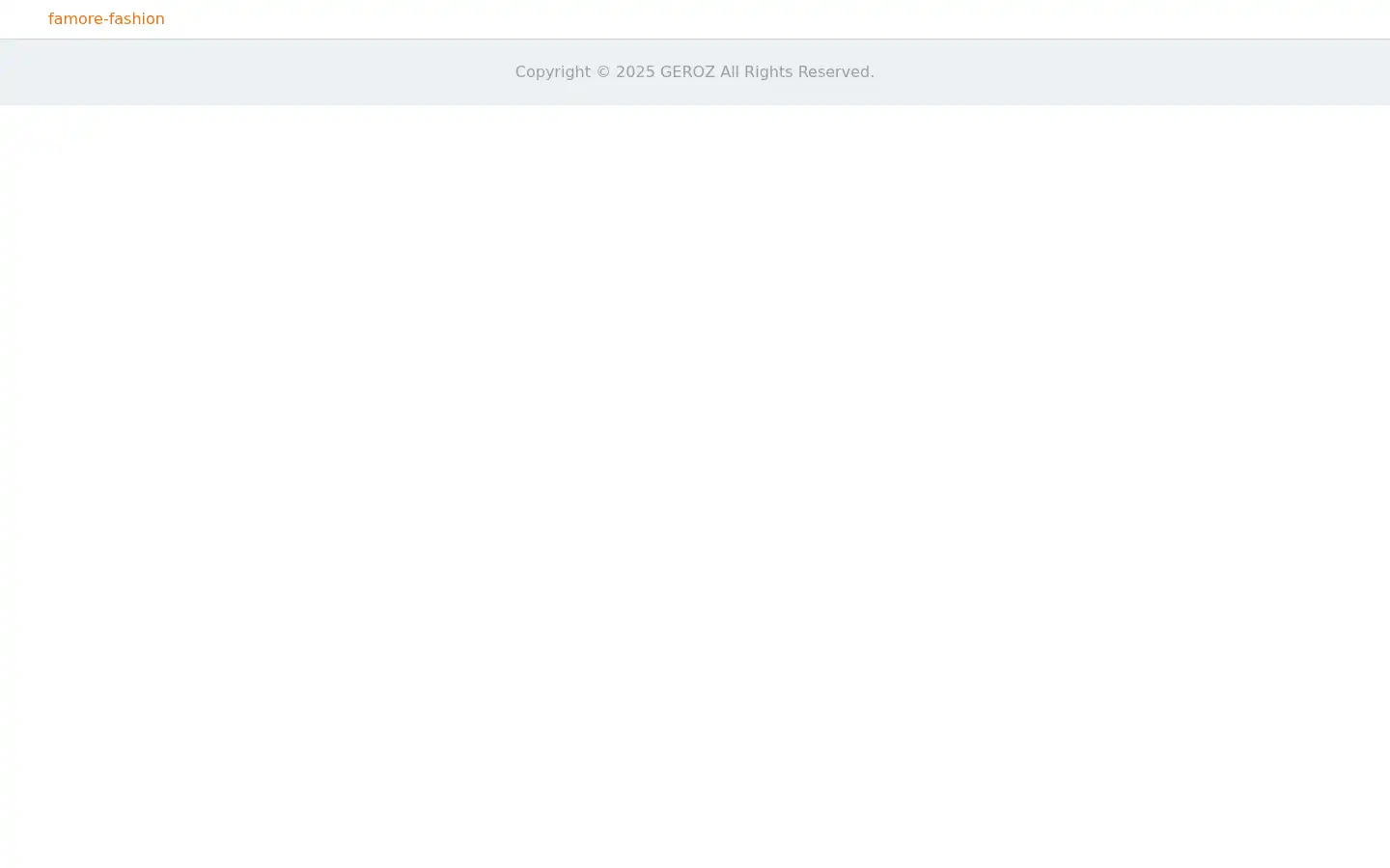 Screenshot of famore-fashion.com