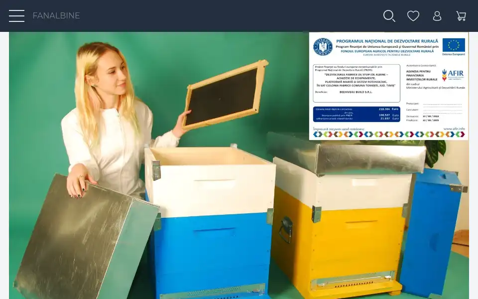 Screenshot of fanalbine.ro