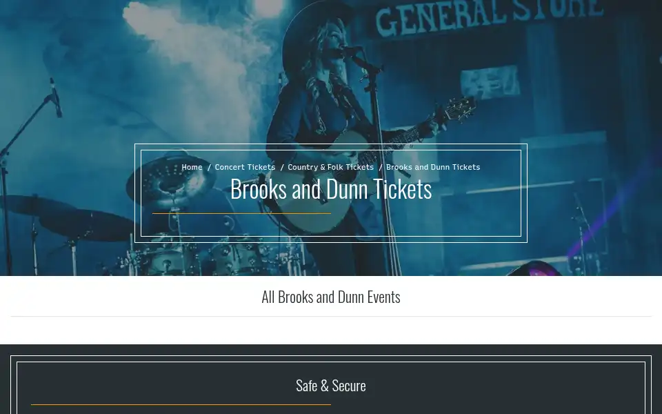 Screenshot of fancavetickets.com