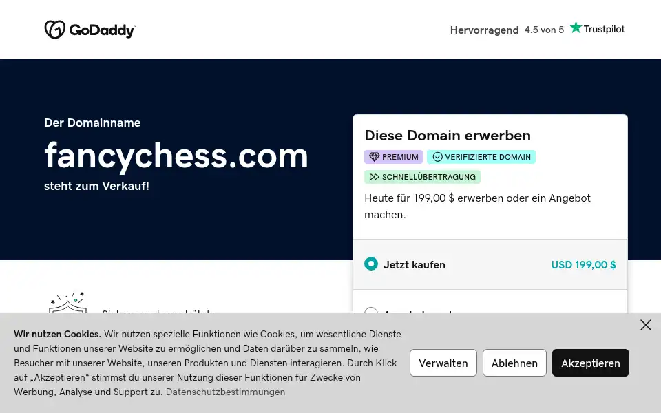 Screenshot of fancychess.com