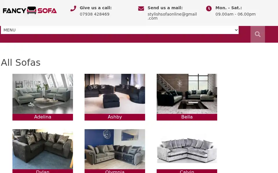 Screenshot of fancysofa.co.uk