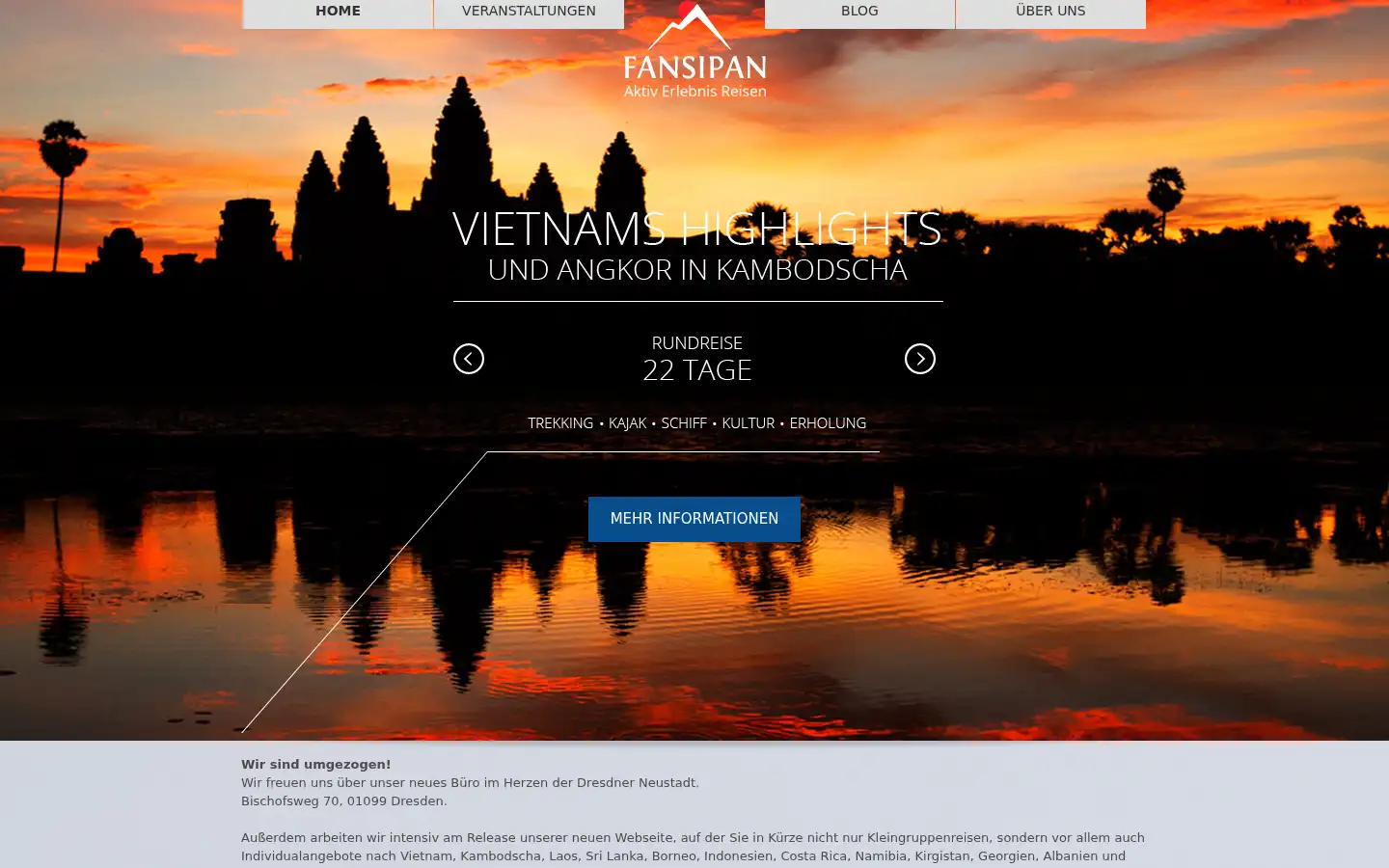 Screenshot of fansipan.de