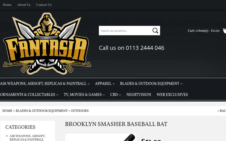 Screenshot of fantasiaofleeds.com