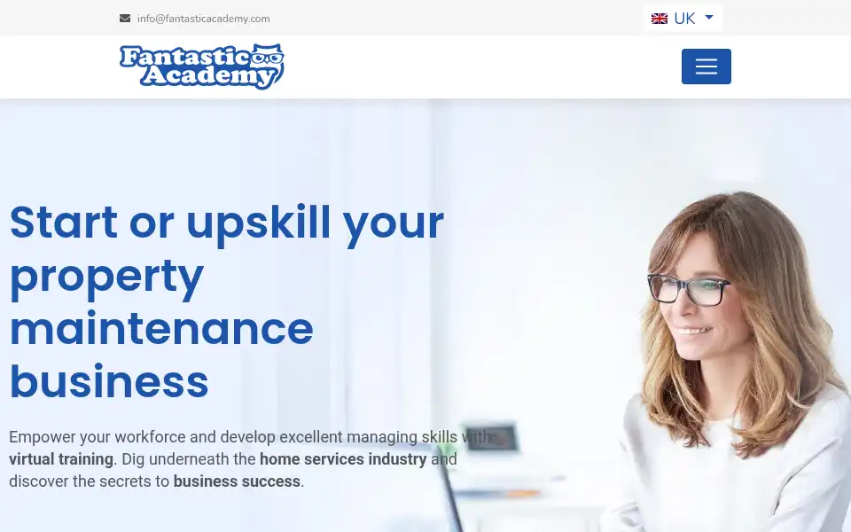 Screenshot of fantasticacademy.com