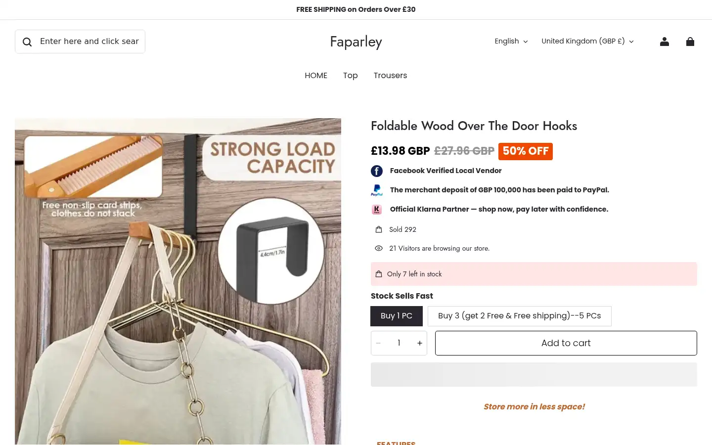 Screenshot of faparley.com