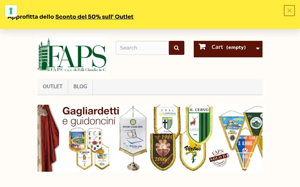 Screenshot of fapsparma.com