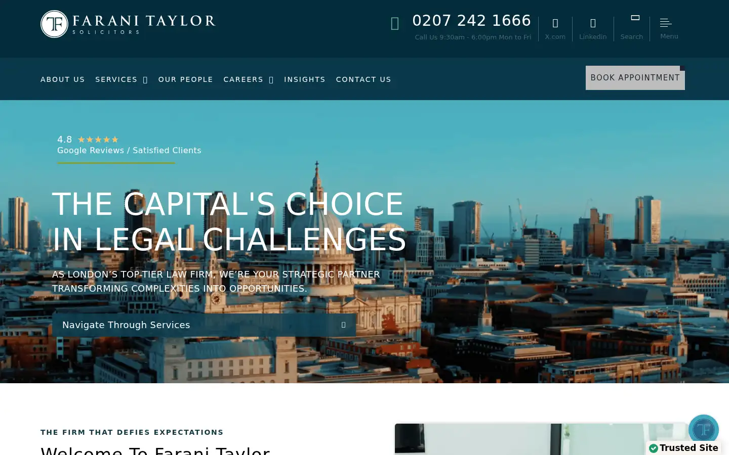 Screenshot of faranitaylor.com