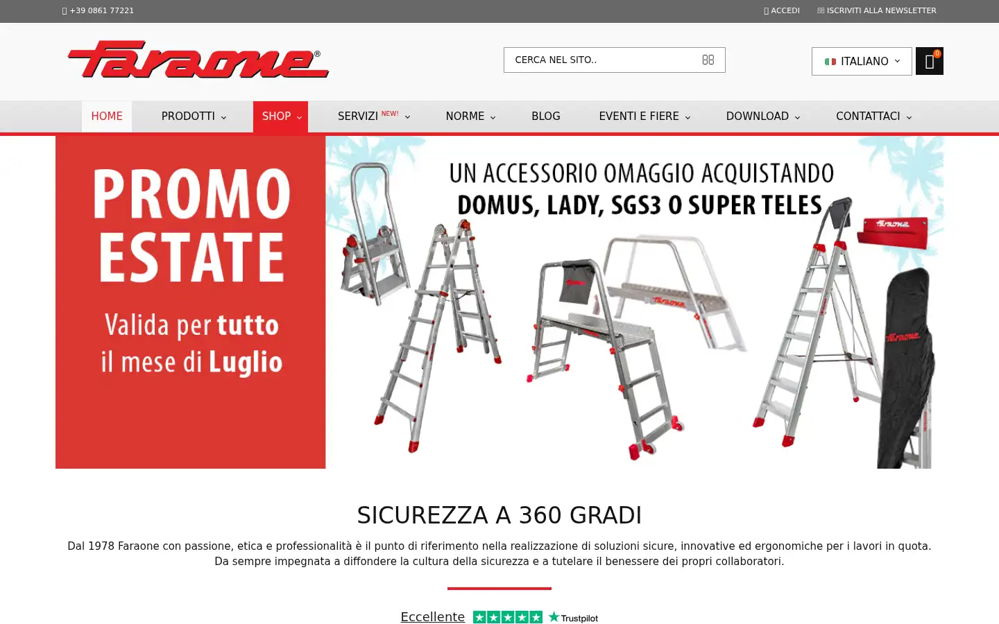 Screenshot of faraone.com
