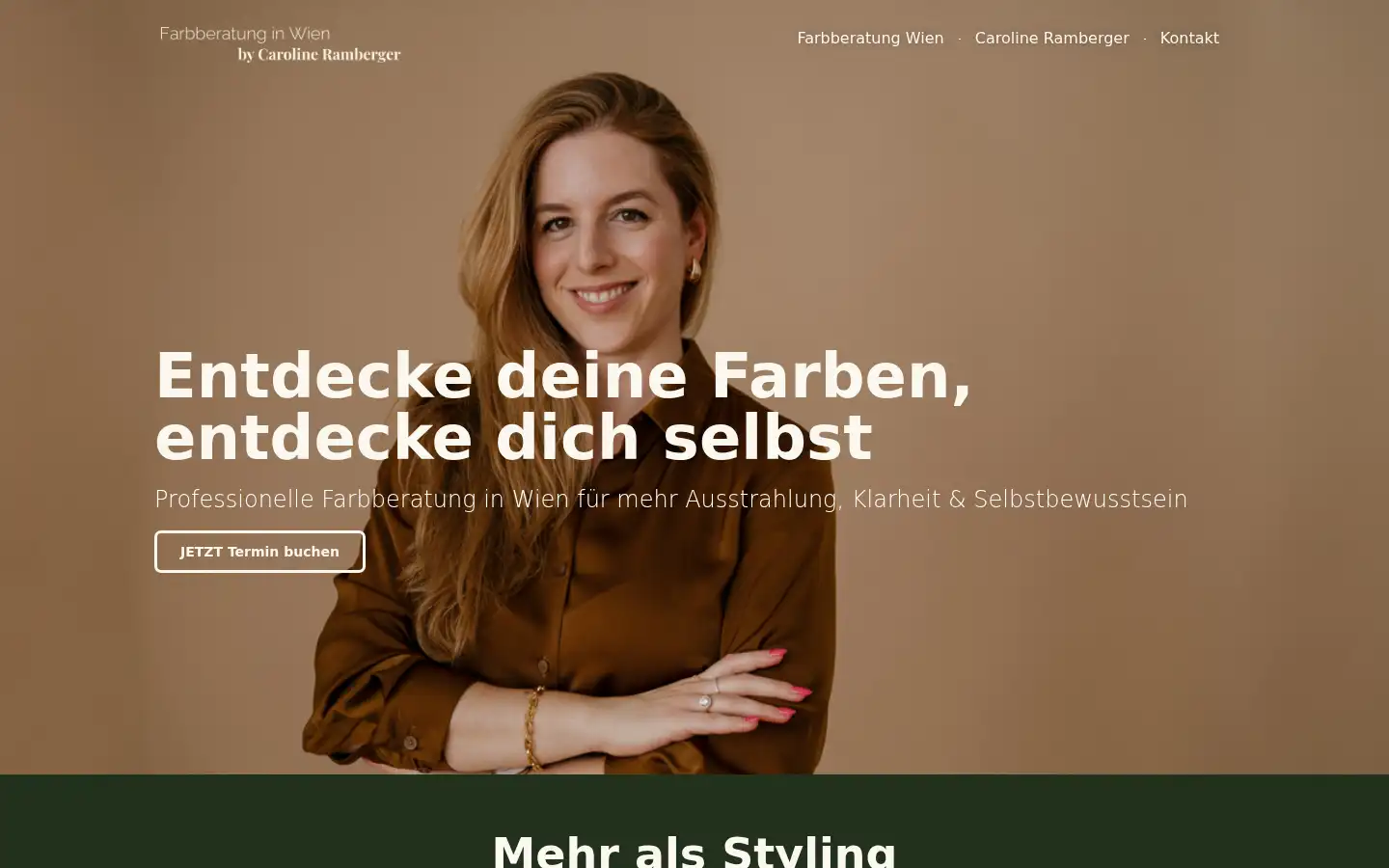 Screenshot of farbberatung-wien.at