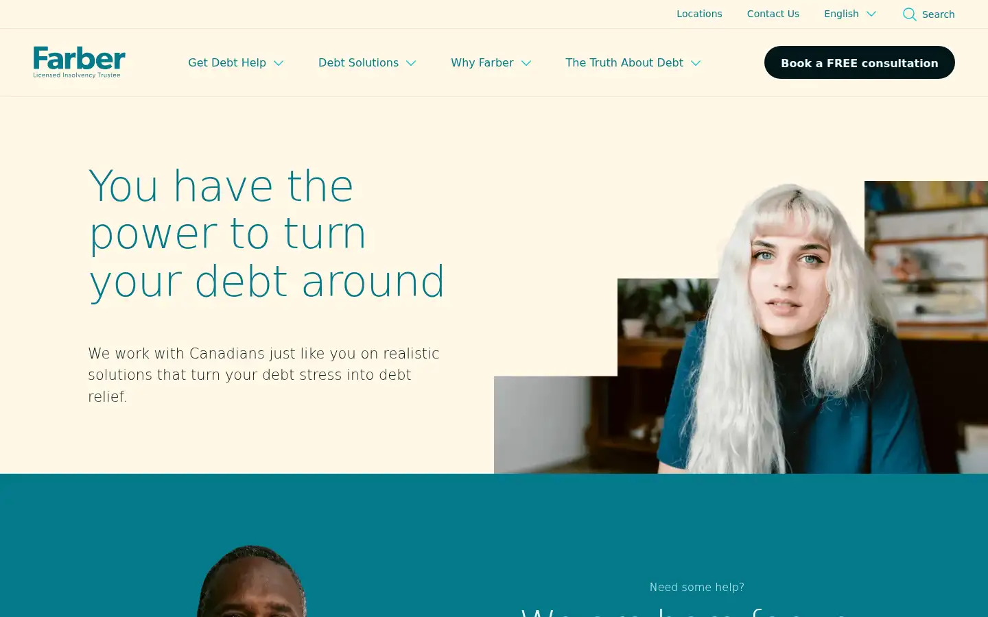 Screenshot of farber.ca