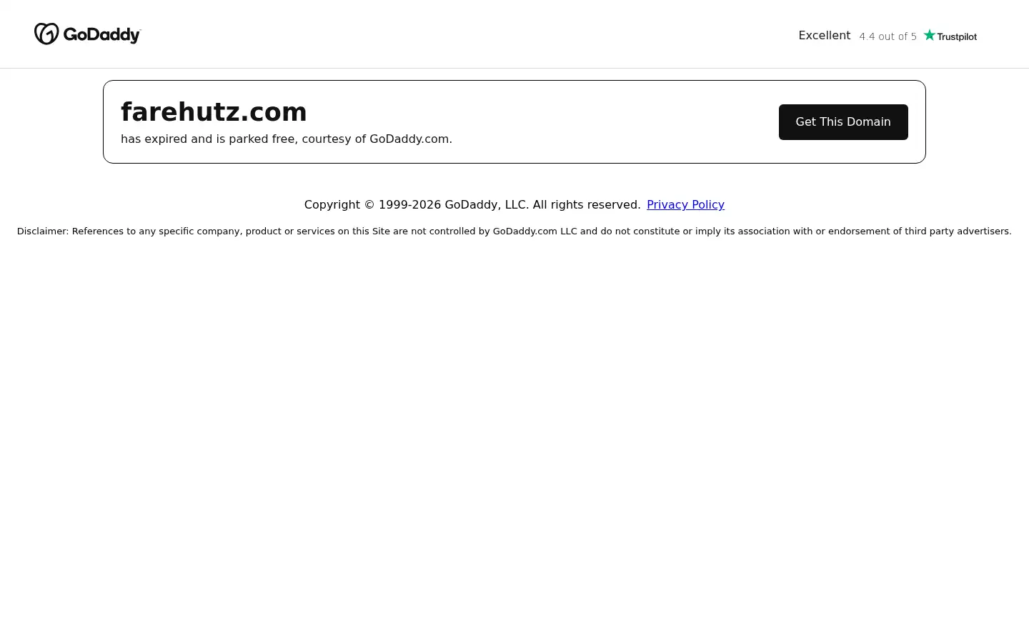 Screenshot of farehutz.com