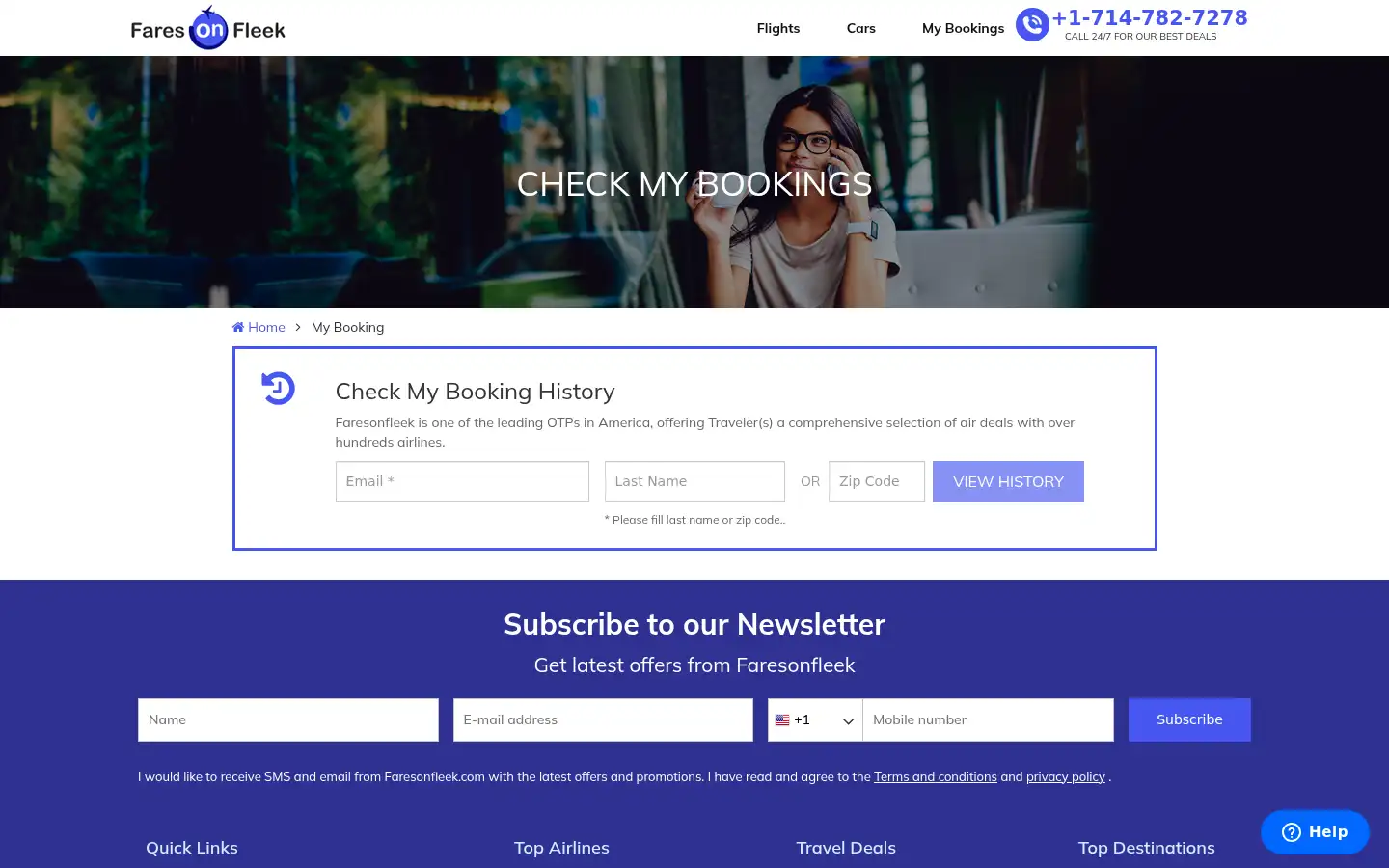 Screenshot of faresonfleek.com