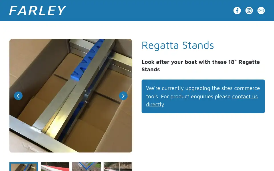 Screenshot of farleysport.com