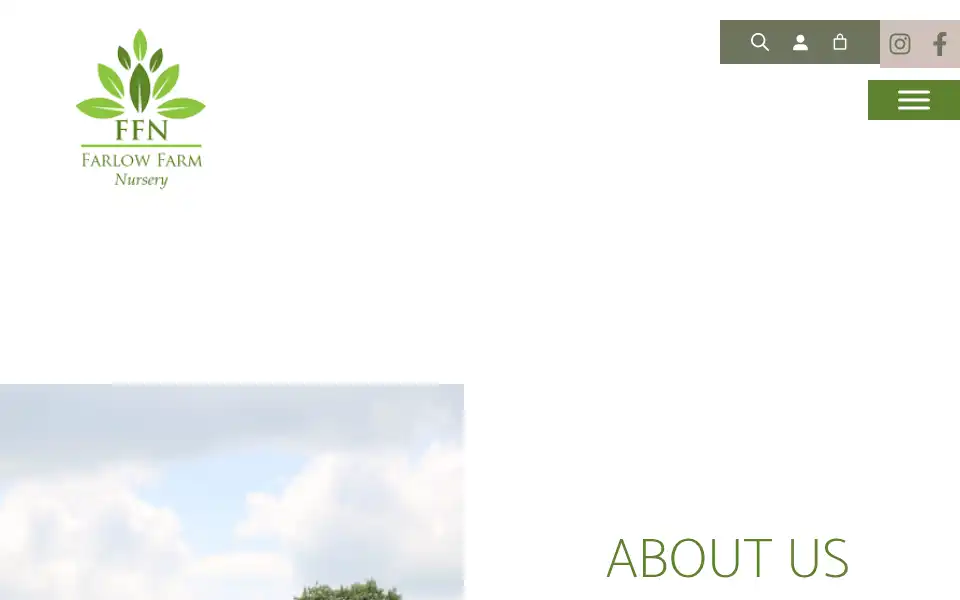 Screenshot of farlowfarmnursery.co.uk