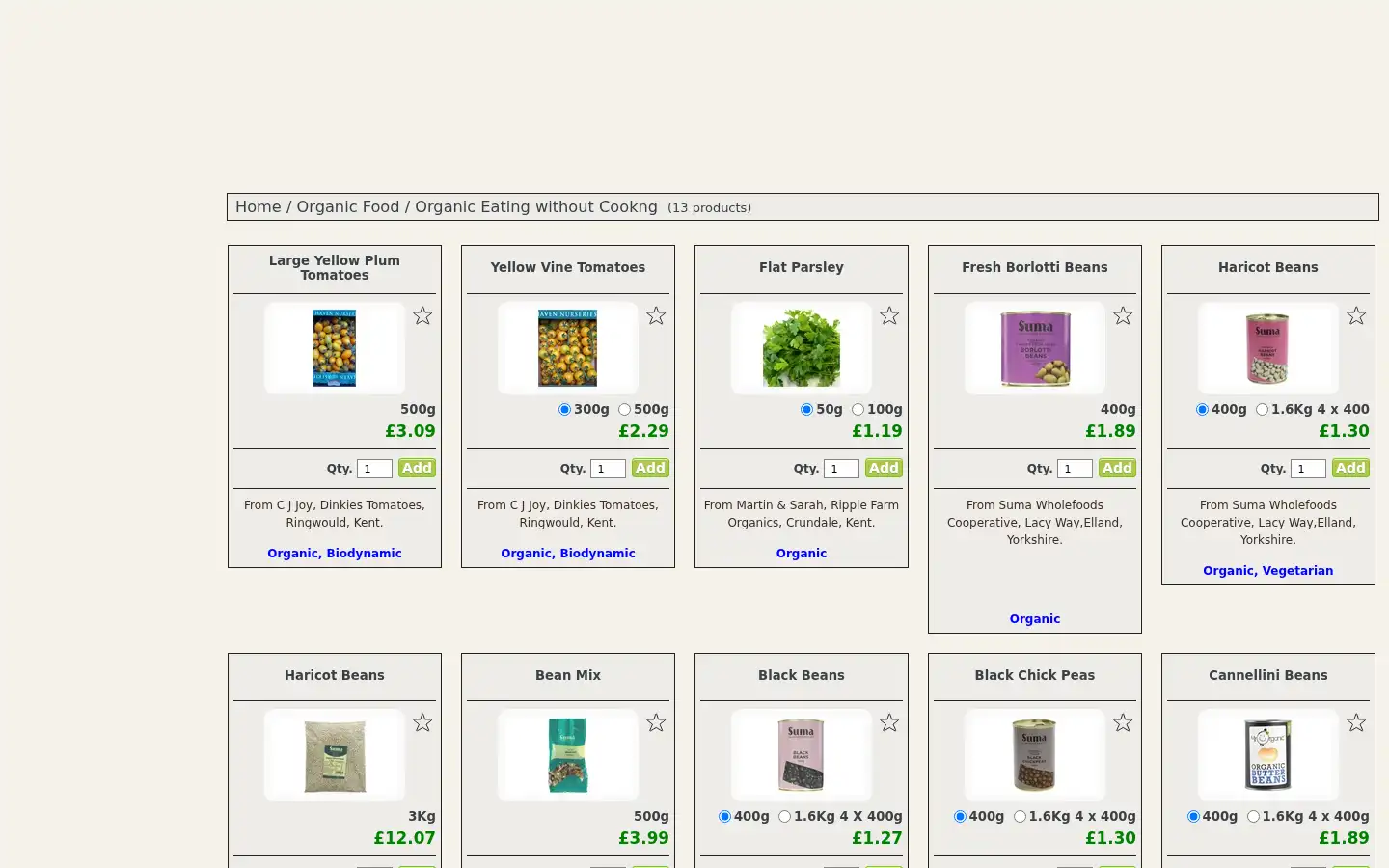 Screenshot of farm-direct.com