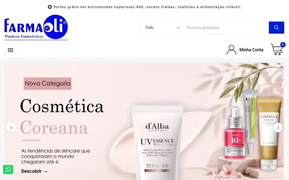 Screenshot of farmaoli.pt