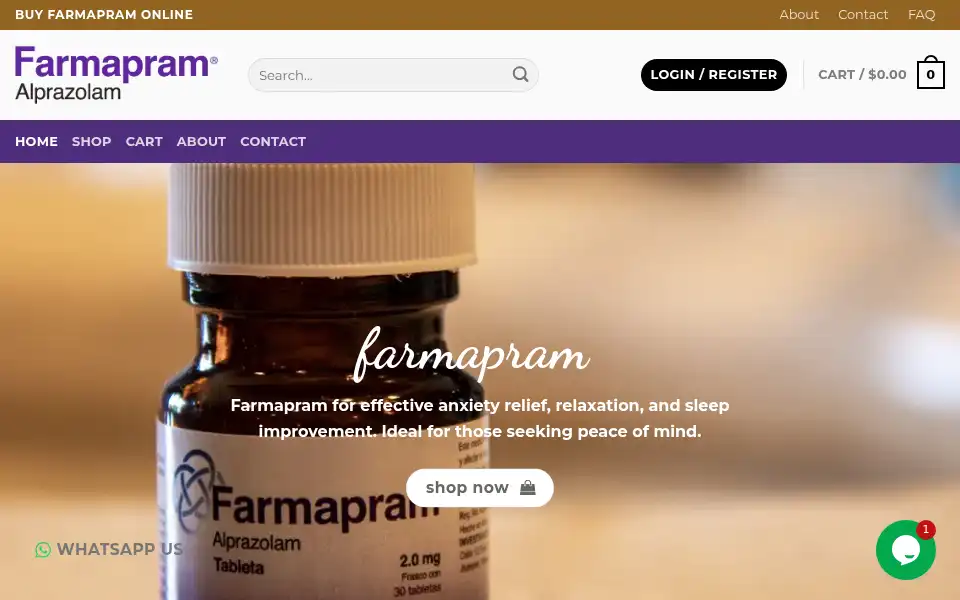 Screenshot of farmapramtexas.com