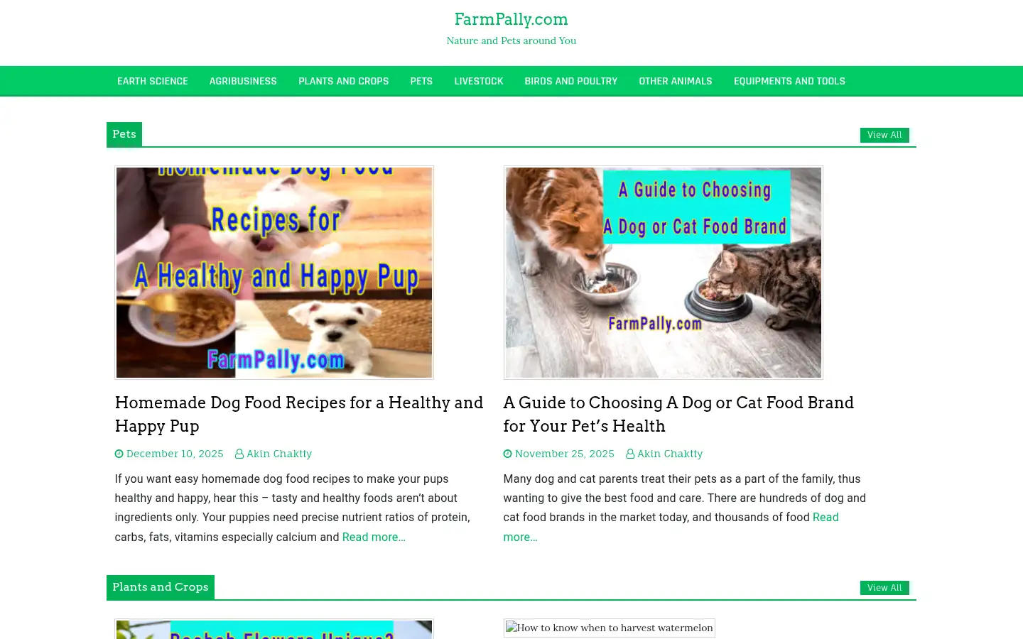 Screenshot of farmpally.com