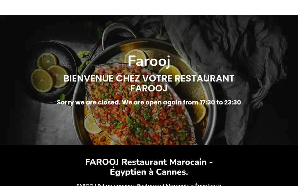 Screenshot of farooj.fr