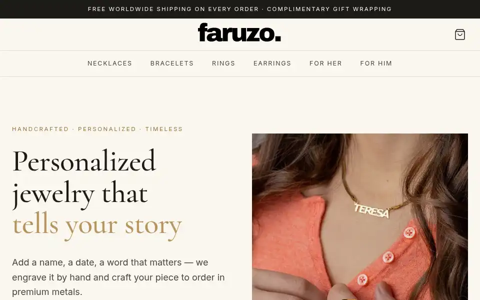 Screenshot of faruzo.com