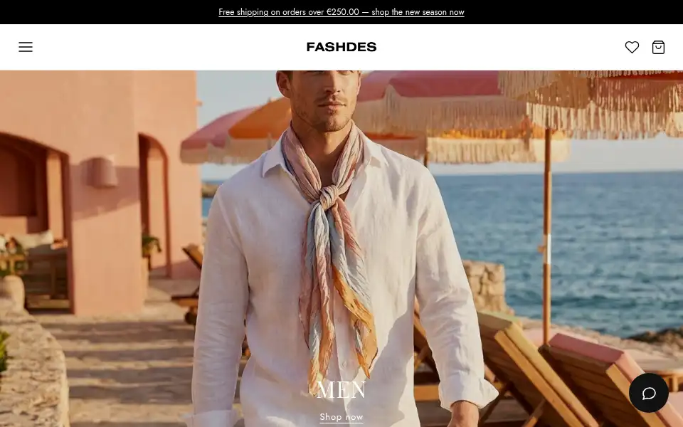 Screenshot of fashdes.com