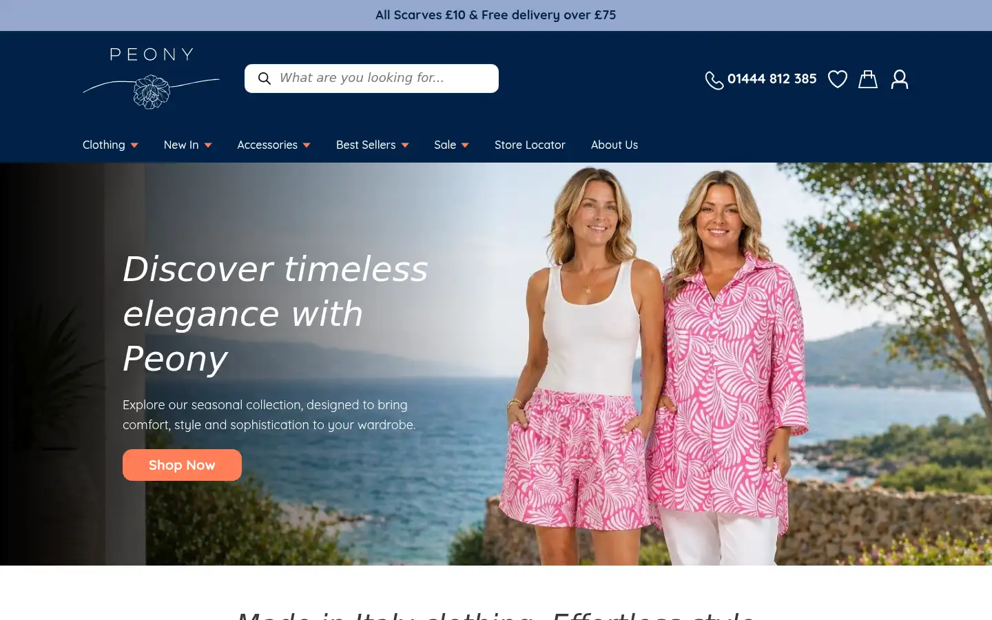 Screenshot of fashionbypeony.com