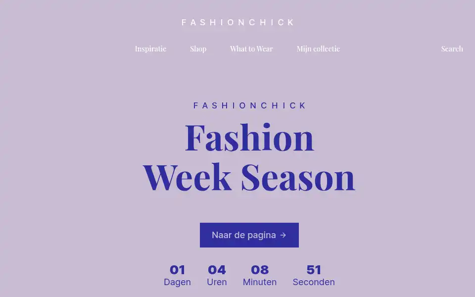 Screenshot of fashionchick.nl