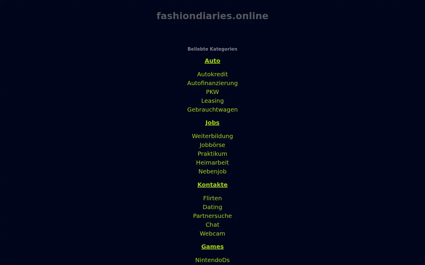 Screenshot of fashiondiaries.online
