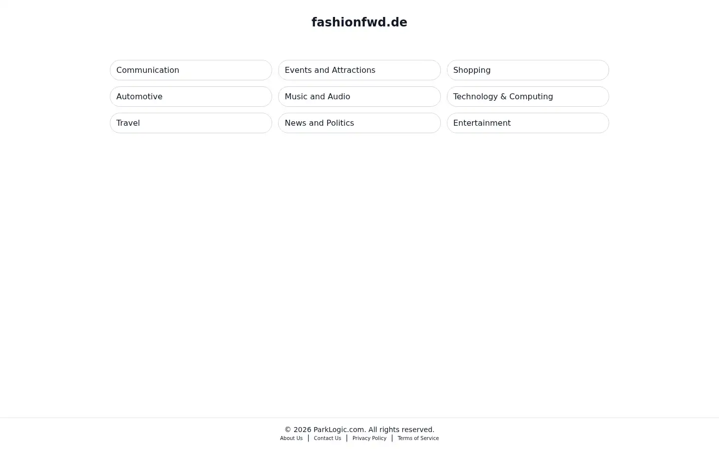 Screenshot of fashionfwd.de