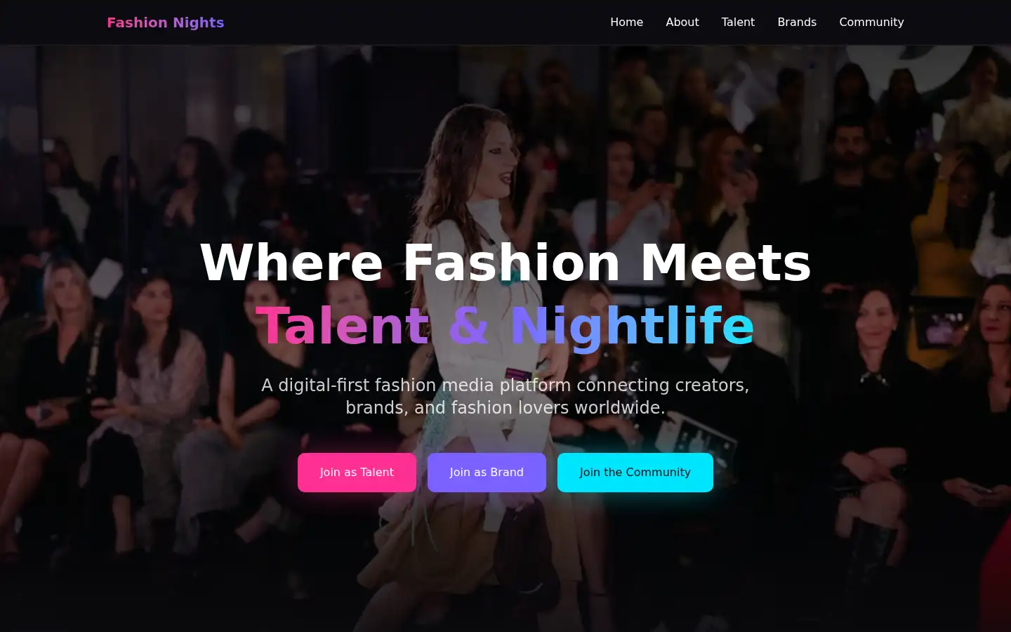 Screenshot of fashionnights.in
