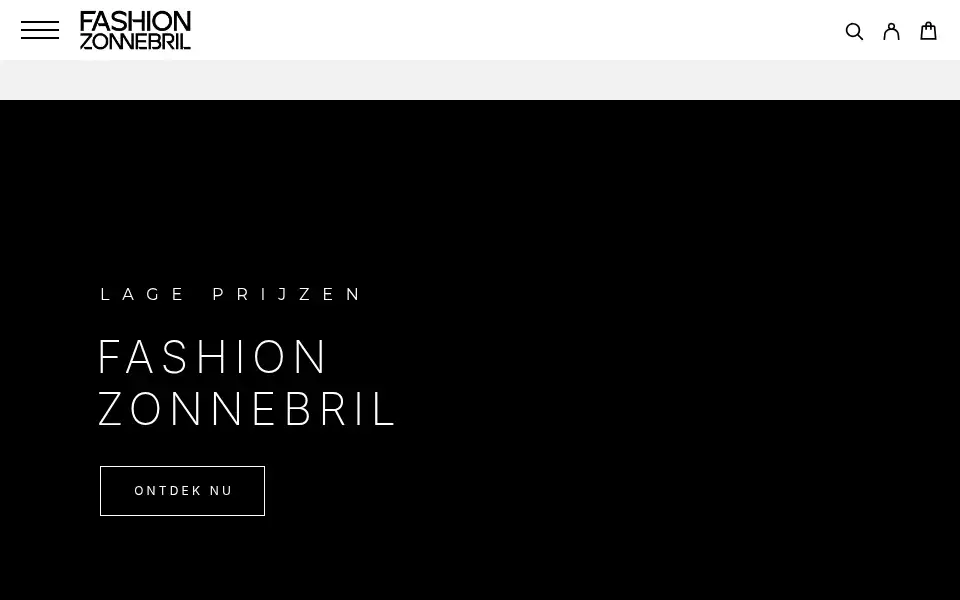 Screenshot of fashionzonnebril.nl