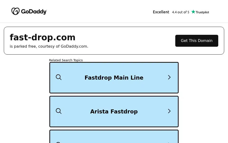 Screenshot of fast-drop.com