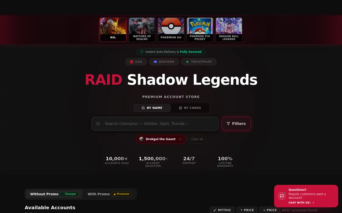 Screenshot of fastaccess.gg