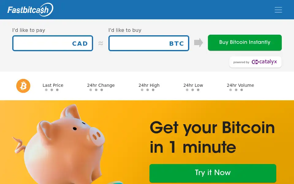 Screenshot of fastbitcash.ca