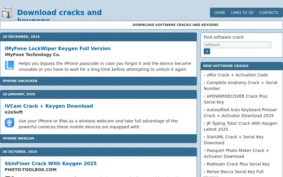 Screenshot of fastcracked.com