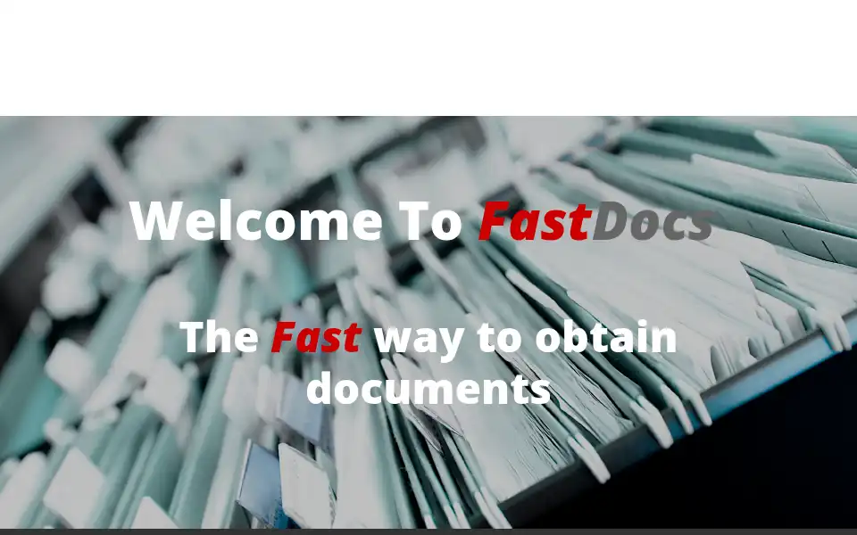 Screenshot of fastdocs.co.za