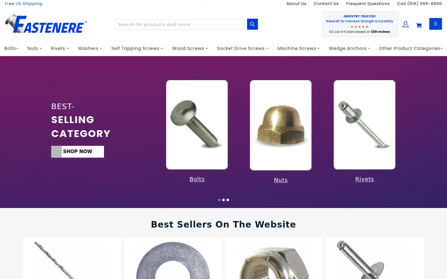 Screenshot of fastenere.com