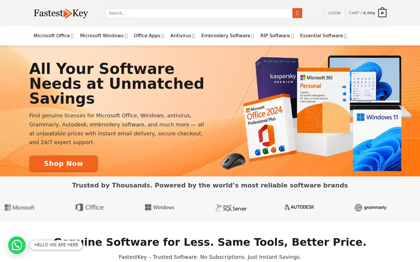 Screenshot of fastestkey.com
