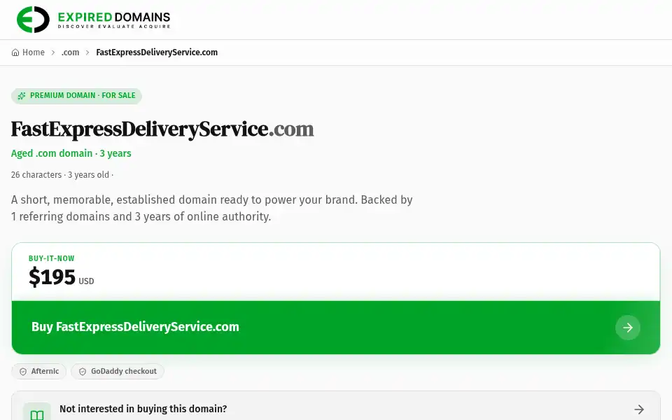 Screenshot of fastexpressdeliveryservice.com