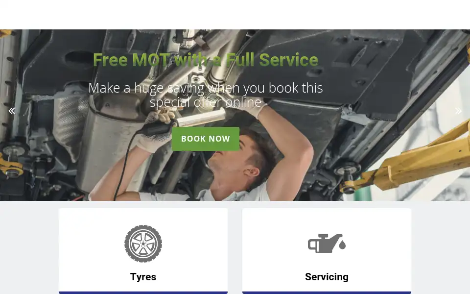 Screenshot of fastfitautocentres.co.uk