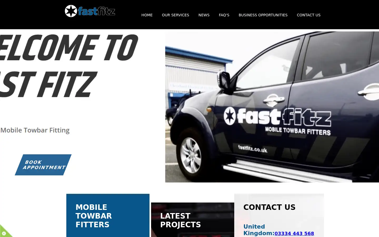 Screenshot of fastfitz.co.uk