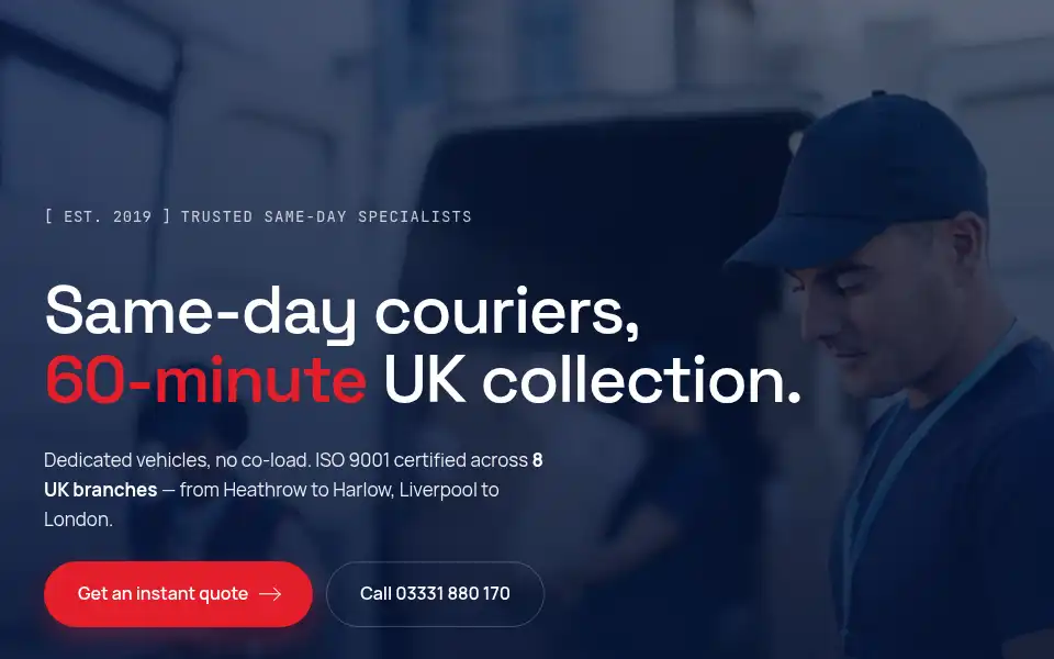 Screenshot of fastfreightforward.co.uk